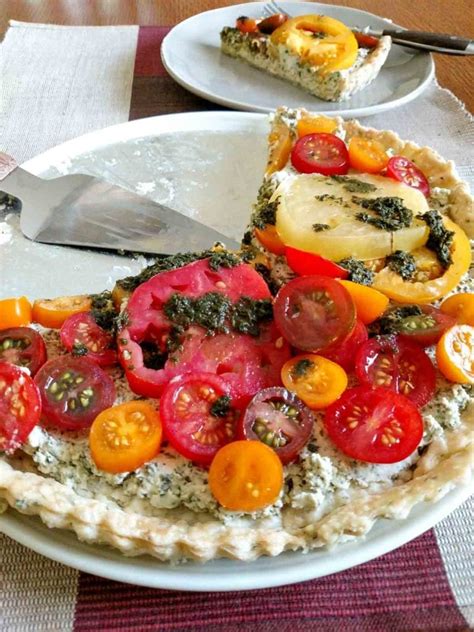 Fresh Tomato Tart Leites Culinaria