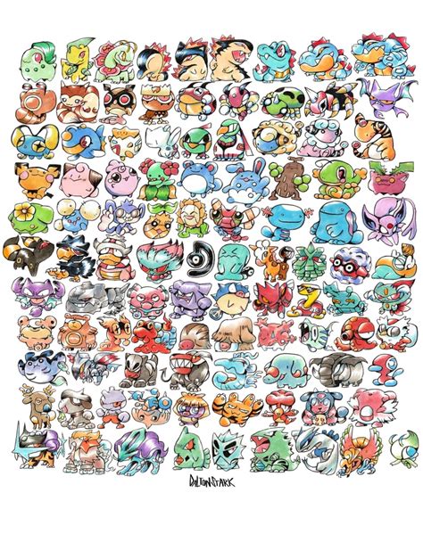 151 Pokemon Poster | Dalton Doodles Online Shop