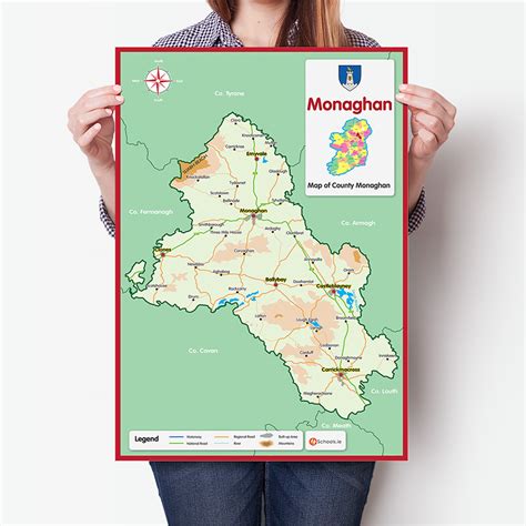 Monaghan County Map | 4schools.ie