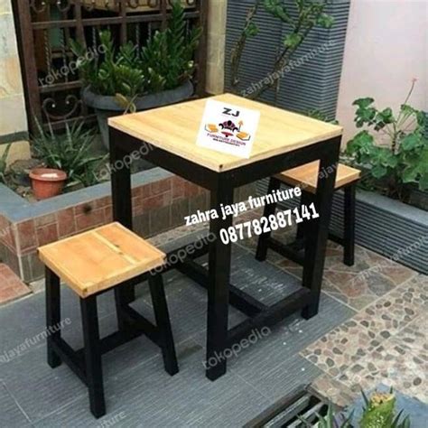 Jual Meja Cafe Resto Dll Kayu Jati Belanda Non Cod Fauofficial