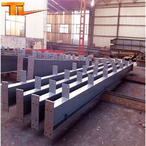 Grey Paint Steel Column And Beam Of Chinese Standard Steel Structure