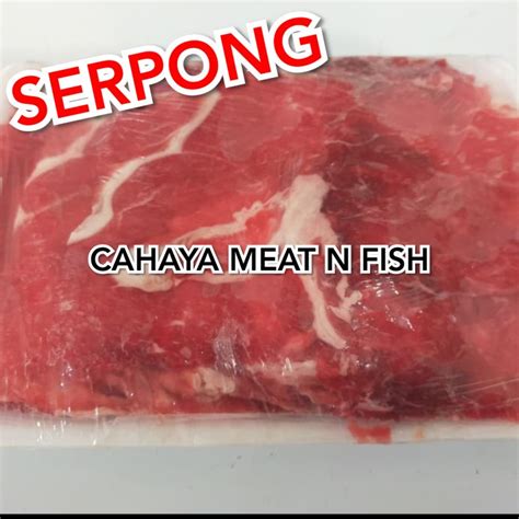 Jual Beef Slice Daging Sapi Import Slice Sukiyaki Yakiniku Shabu 500g