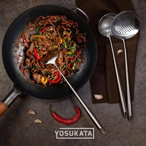 YOSUKATA Pre Seasoned Wok Utensils Set Review Wok Review