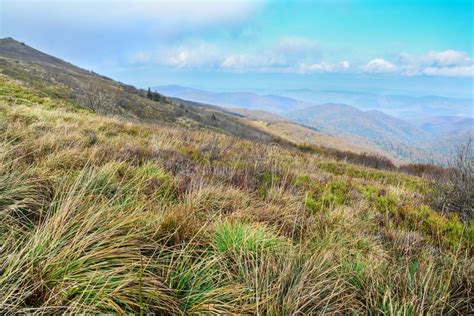 Bieszczady Mountains In Poland Beautiful Panorama Stock Image Image