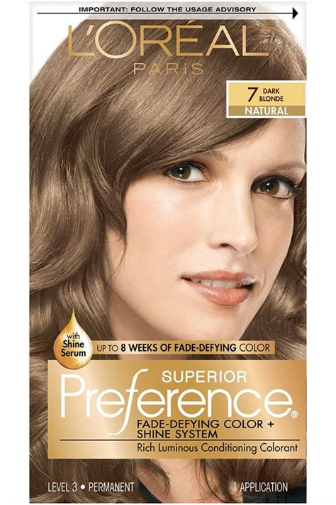 L Oreal Paris Superior Preference Fade Defying Shine Permanent Hair Color Dark Blonde Pack