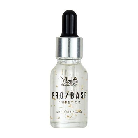 MUA Pro Base Primer Oil With Gold Flakes Make Up Superdrug