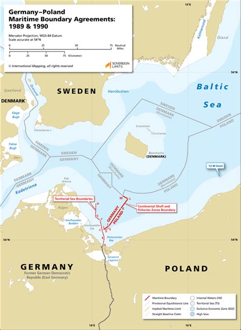 GermanyPoland Maritime Boundary Sovereign Limits