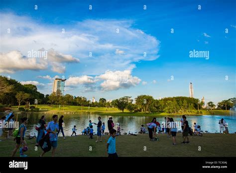 Shenzhen Nectar Park And Lake Surface Competition Hi Res Stock