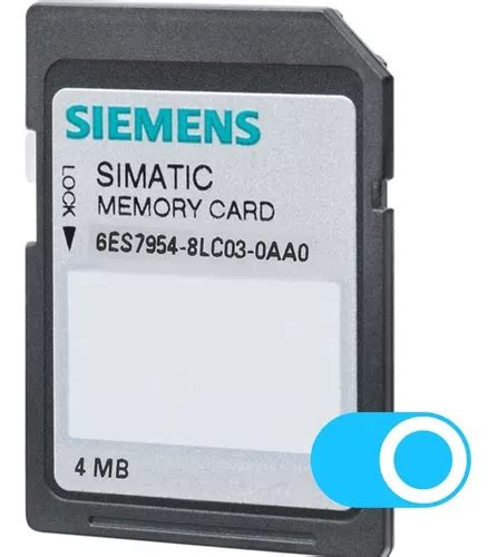 Simatic S7 Memory Card 4mb Mmc 6es7 954 8lc03 0aa0 Siemens Frete grátis