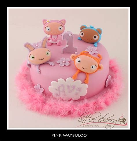 Pink Waybuloo | 1st birthday party decorations, First birthday cakes, Cake gallery