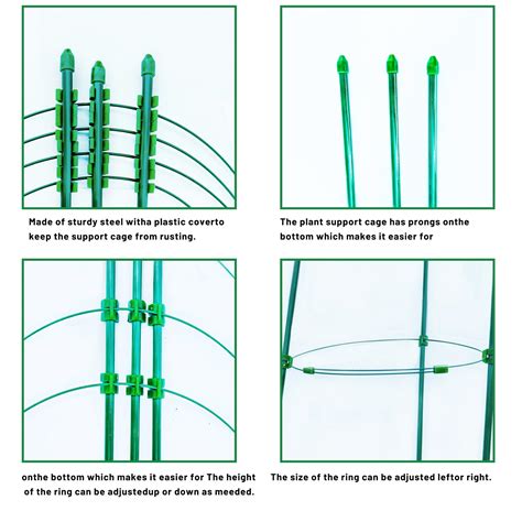 Snapklik Meberam Adjustable Tomato Cage For Garden Large