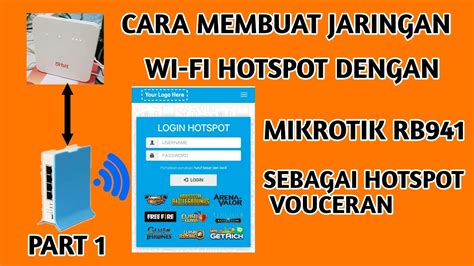 Cara Membuat Hotspot Vouceran Murah Dengan Mikrotik Rb941 Cara