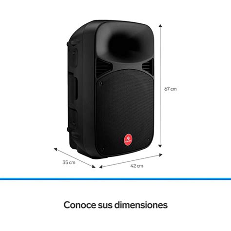 BOCINA AMPLIFICADA PROFESIONAL BLUETOOTH 15 2 800 W PMPO STEREN Sears