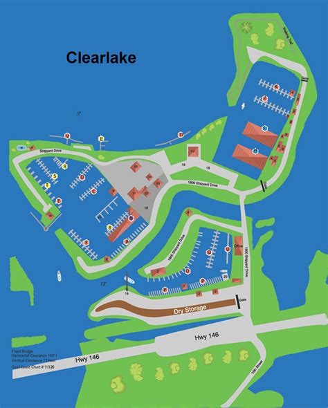 Seabrook Marina Map