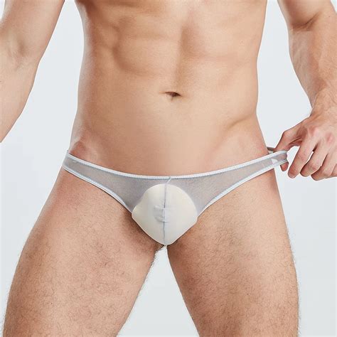 Cueca t masculina de malha roupa íntima mini tanga fio dental cor