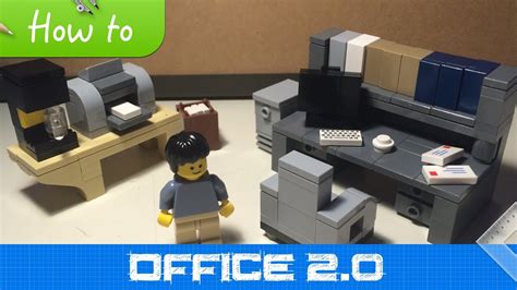 How To Make Lego Office Furniture Moc 2 1 Extended Collection Youtube