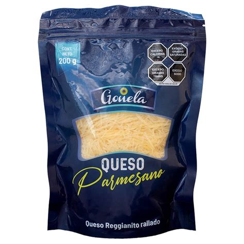 Queso Gonela Parmesano Rallado 200 G Walmart