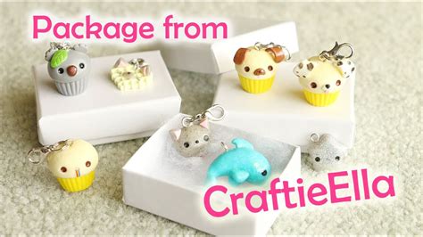 Package From Craftieella│polymer Clay Charms Youtube