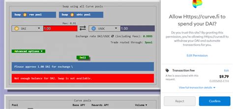 curve finance review     fees trading view