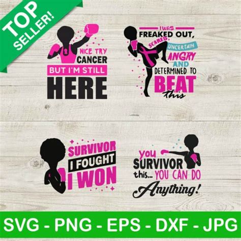 Black Woman Breast Cancer Warrior Svg Breast Cancer Svg Pink Ribbon Svg