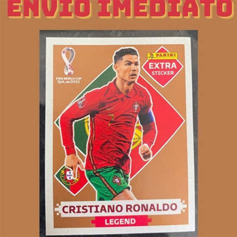 Figurinha Legend Cristiano Ronaldo Bronze Copa Do Mundo Envio