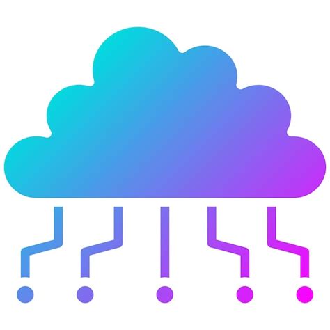 Premium Vector Cloud Computing Vector Illustration Style