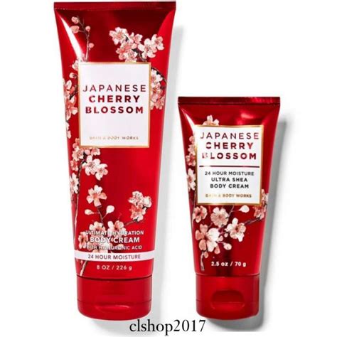 Promo Bath Body Works Bbw Japanese Cherry Blossom Body Cream G