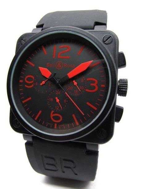 Jam Tangan BLOG BELL ROSS BR01 94 PHANTOM BLACK LIMITED EDITION FULL