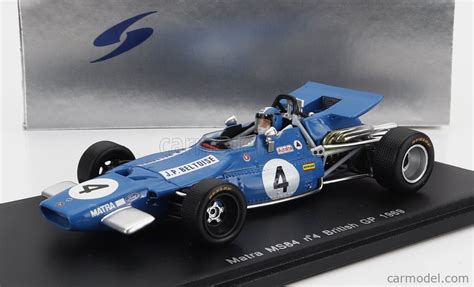 SPARK MODEL S1608 Echelle 1 43 MATRA SIMCA F1 MS84 N 4 BRITISH GP