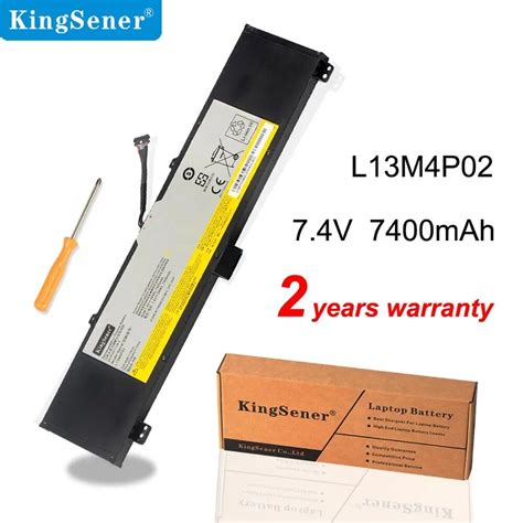 KingSener Bater A De Ordenador Port Til L13M4P02 L13N4P01 Para Lenovo