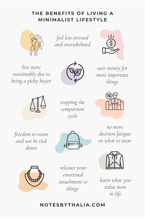 The Benefits Of Living A Minimalist Lifestyle Infographic Minimalist