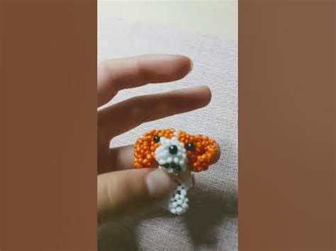 бигль из бисера #бисер #бисероплетение #бисерныеукрашения # ...