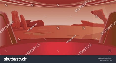 Interior Spacecraft On Mars Spacecraft Interior Stock Vector (Royalty ...