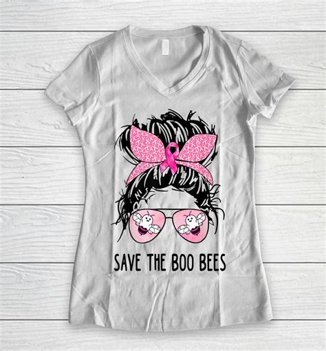 Save The Boo Bees Boobees Breast Cancer Awareness Halloween Shirts