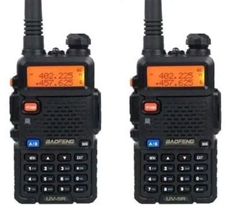 Kit Radio Ht Uv R Comunicador Baofeng Dual Band Uhf Vhf