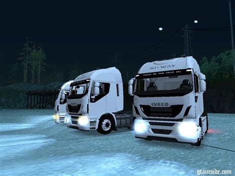 Gta San Andreas Iveco Stralis Hi Way Pack Mod Gtainside