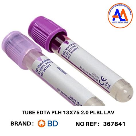 Jual Bd Vacutainer Tube K Edta Plh X Plbl Lav Tabung