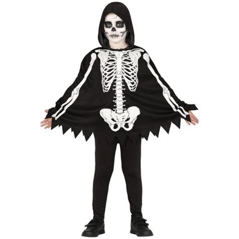 D Guisement Poncho Squelette Pour Gar On Boutique Halloween