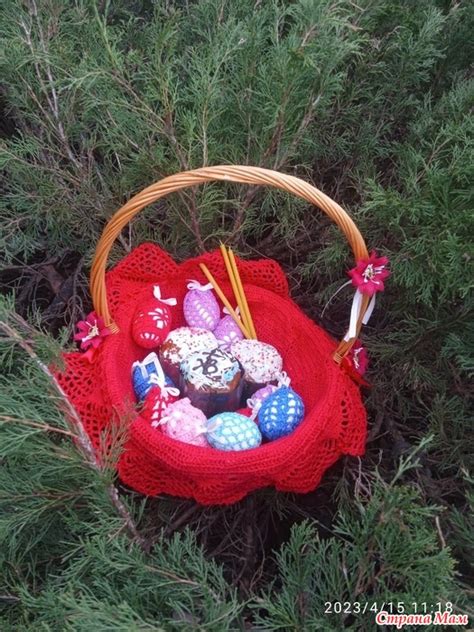 Корзина пасхальная - Страна Мам