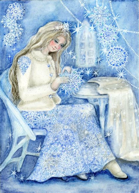 Иллюстрация Узорница. Иллюстрация к новогоднему сборнику в стиле