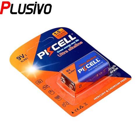 9v Pkcell Battery Alkaline Plusivo