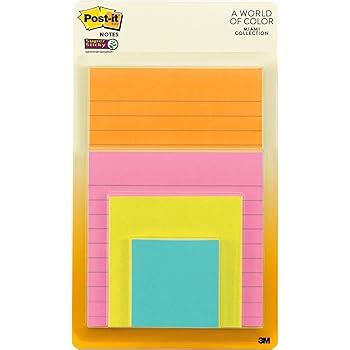 Amazon Post It Notes America S 1 Favorite Sticky Note Assorted