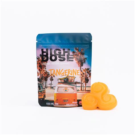 High Dose Tangerine Thc Gummies 1000mg Bodega Distro