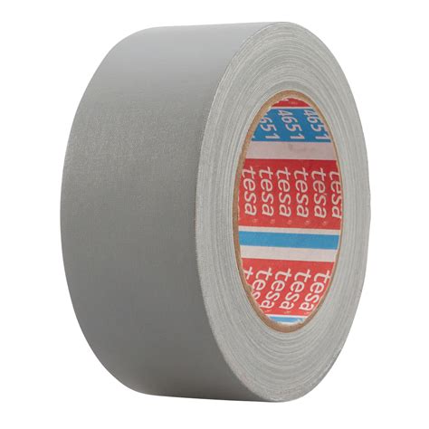 50 mm | grey tesa 4651, Premium coated fabric tape | SPRINTIS