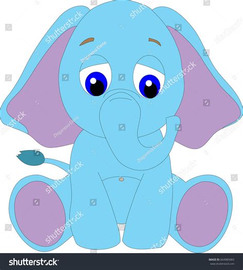 Cartoon Sad Elephant: Over 586 Royalty-Free Licensable Stock ...