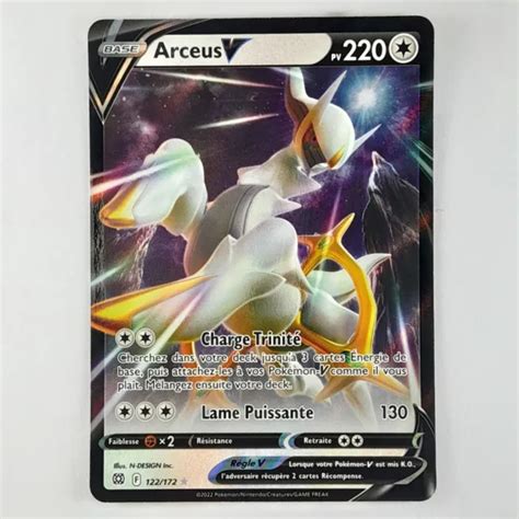 CARTE ARCEUS V 122 172 Pokémon Stars Étincelantes EB09 Neuve FR 2065