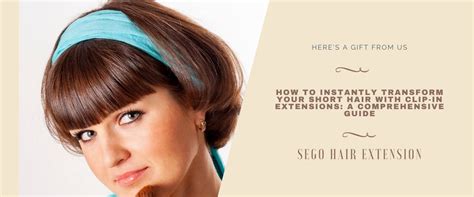 how to apply clip in extensions to short hair