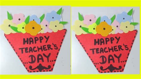 Beautiful Teachers Day Card Ii Easy Handmade Card Ii Greeting Cards Ii