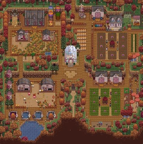 Stardew Valley Four Corners Farm Layout Stardew Valley Layout