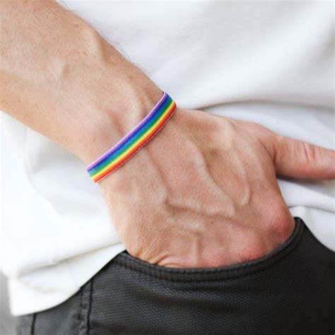 Gay Men Flag Bracelet Etsy